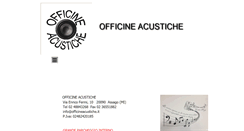 Desktop Screenshot of officineacustiche.it
